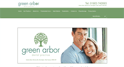 Desktop Screenshot of greenarbordental.com